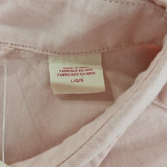 NWT Levi's Oxford Shirt Men's L Pink Long Sleeve Button Up NEW Spread Collar - Picture 9 of 16
